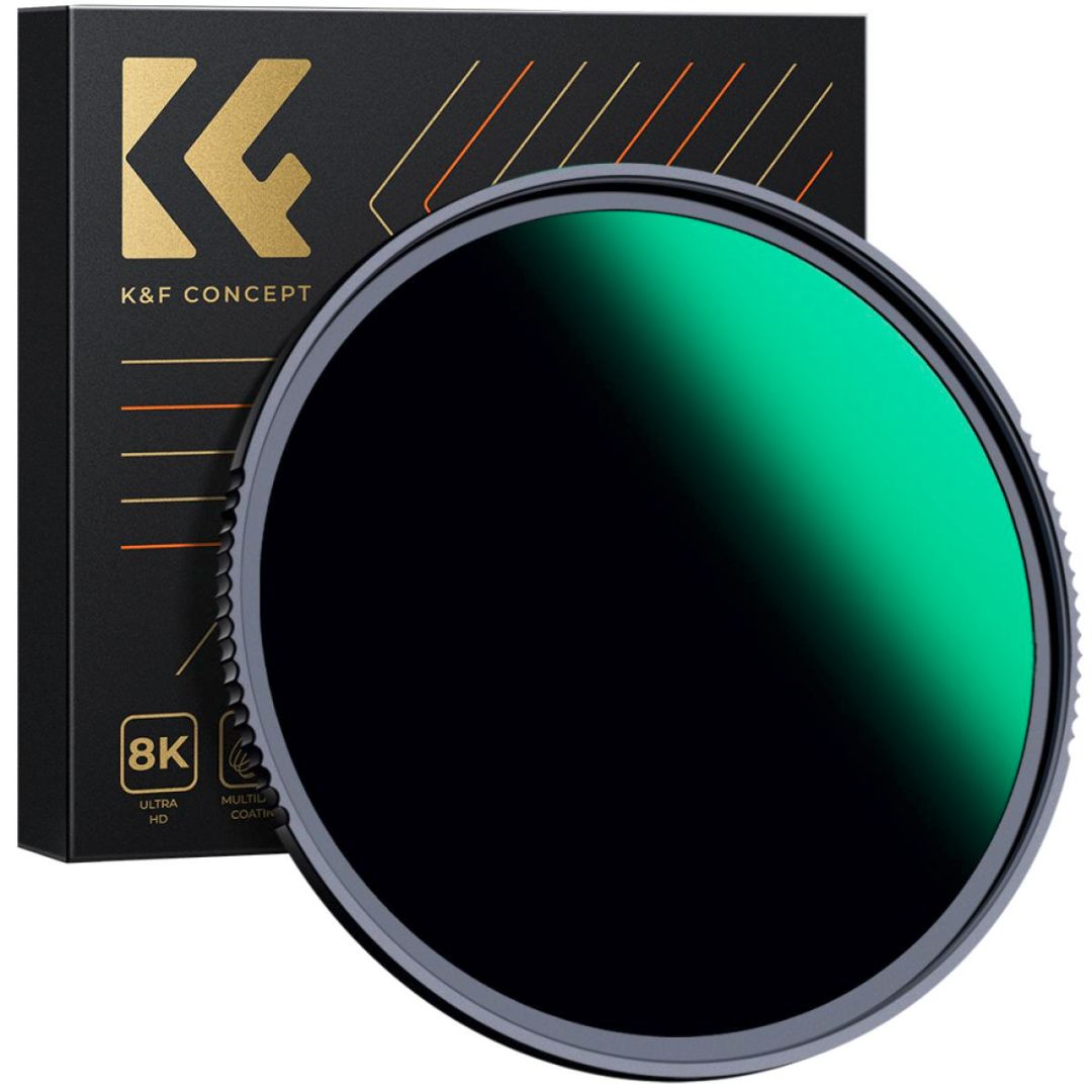 K&F Concept 62mm ND1000 (10 Stop) Fixed ND Filter Neutral Density Multi-Coated Nano-X KF01.1004 - 1